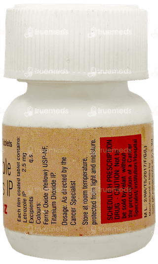 Letroz 2.5 MG | Order Letroz 2.5 MG Tablet Online at Truemeds
