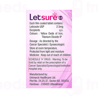 Letsure 2.5 Mg Tablet 5