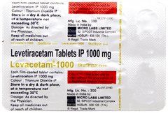 Levacetam 1000 Tablet 10 Levacetam 1000 Tablet 10