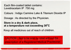 Levacetam 750 Tablet 10 Levacetam 750 Tablet 10