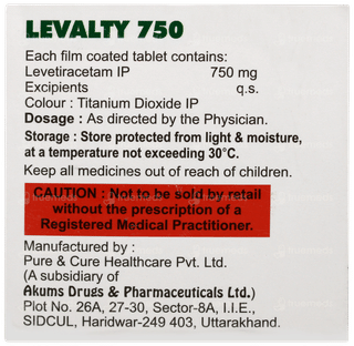 Levalty 750 Tablet 10
