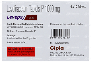 Levepsy 1000 Tablet 10