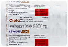 Levepsy 1000 Tablet 10 Levepsy 1000 Tablet 10