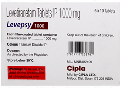 Levepsy 1000 Tablet 10 Levepsy 1000 Tablet 10