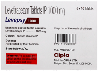 Levepsy 1000 Tablet 10