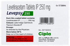 Levepsy 250 Tablet 15 Levepsy 250 Tablet 15