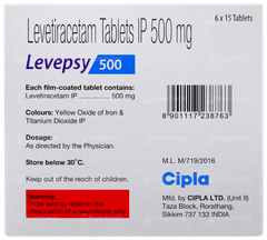 Levepsy 500 Tablet 15