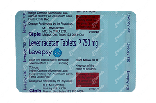 Levepsy 750 MG Tablet 10