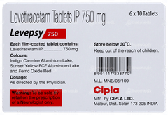 Levepsy 750 Tablet 10 Levepsy 750 Tablet 10