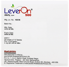 Leveron 500 Tablet 10 Leveron 500 Tablet 10