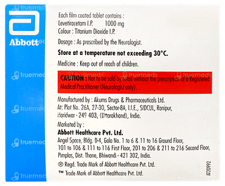Levesam 1gm Tablet 15