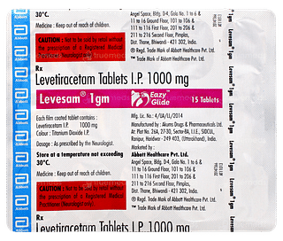 Levesam 1gm Tablet 15