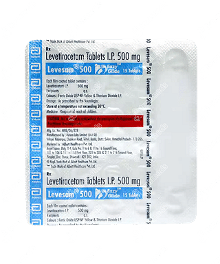 Levesam 500 MG Tablet 15