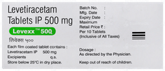 Levexx 500 Tablet 10 Levexx 500 Tablet 10