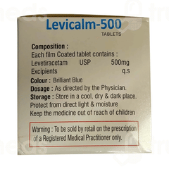 Levicalm 500 Mg Tablet 10 Levicalm 500 Mg Tablet 10