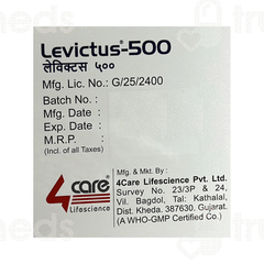 Levictus 500 MG Tablet 10 Levictus 500 MG Tablet 10