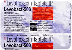 Levobact 500 Tablet 10