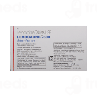 Levocarnil 500 Tablet 10