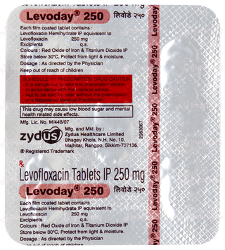 Levoday 250 Tablet 5