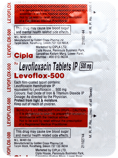 Levoflox 500 Tablet 10 Levoflox 500 Tablet 10