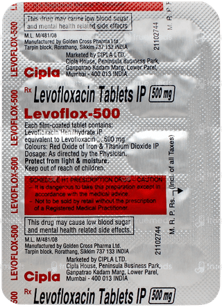 Levoflox 500 Tablet 10