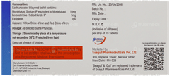 Levotac M Tablet 10