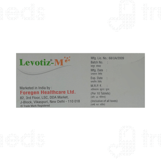 Levotiz M Tablet 10