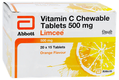 Limcee Orange Flavour Chewable Tablet 15