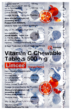 Limcee Orange Flavour Chewable Tablet 15
