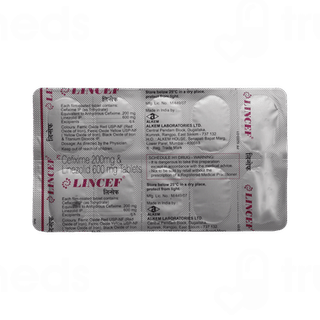 Lincef 200/600 MG Tablet 10