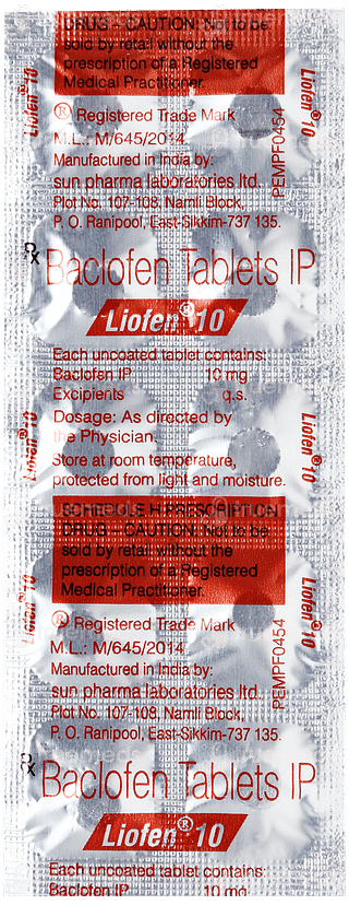 Liofen 10 Tablet 10