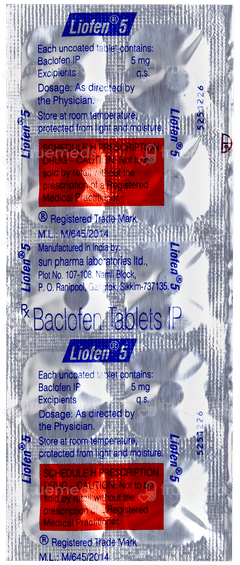 Liofen 5 Tablet 10 Liofen 5 Tablet 10