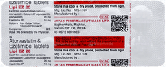 Lipi Ez 20 Tablet 10