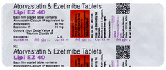Lipi Ez 40 Tablet 10 Lipi Ez 40 Tablet 10