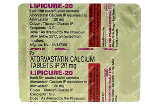 Lipicure 20 MG Tablet 15