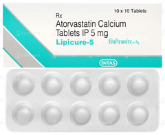 Lipicure 5 Tablet 10