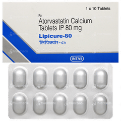 Lipicure 80 Tablet 10 Lipicure 80 Tablet 10