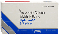 Lipicure 80 Tablet 10 Lipicure 80 Tablet 10