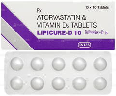 Lipicure D 10 Tablet 10