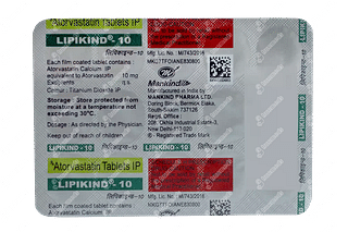 Lipikind 10 MG Tablet 15