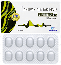 Lipikind 40 Tablet 10