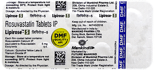 Lipirose 5 Tablet 10