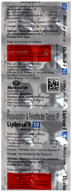 Lipirose F 10 Tablet 10