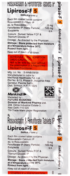 Lipirose F 5 Tablet 10