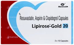 Lipirose Gold 20 Capsule 10 Lipirose Gold 20 Capsule 10