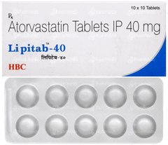 Lipitab 40 Tablet 10