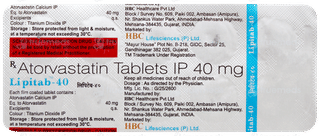 Lipitab 40 Tablet 10