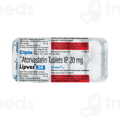 Lipivas 20 Mg Tablet 10