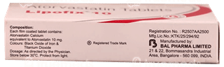 Lipofix 10 Mg Tablet 10