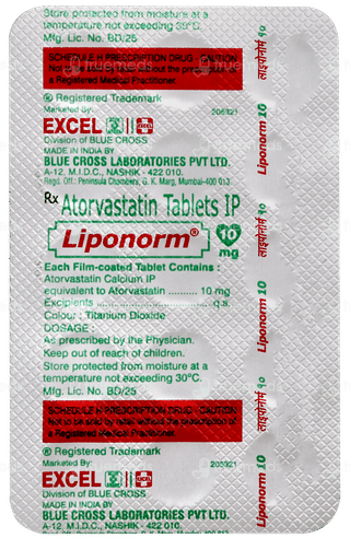 Liponorm 10mg Tablet 15